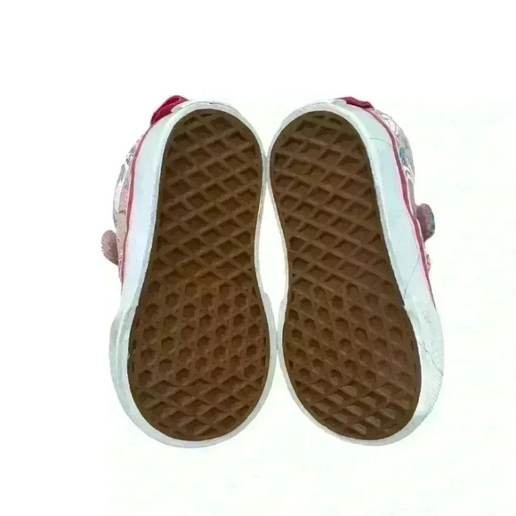 Vans Doheny Girls Unicorn Stars Pink Skater Skate Sneakers Baby Toddler Size 2 - Picture 3 of 4